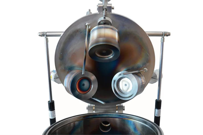 Plasma Sputtering Coater in Glovebox with 3 Sputtering Heads and RF/DC Power Supplies - VTC-600-3HD-GB - Thasar S.r.l.