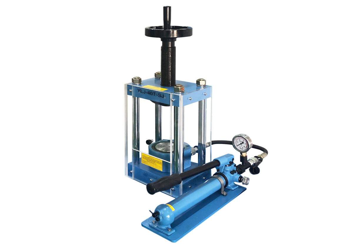 40T Manual Hydraulic Laboratory Press with Separable Pump - YLJ-40 - Thasar Store