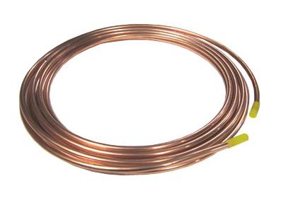 Copper Coil (tube), 1/4" OD x 20 ft - EQ-Cu-coil-1/4-20f-LD - Thasar Store