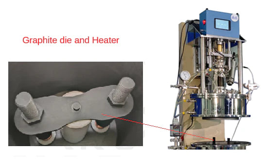 2500°C Max. High Vacuum & Ultrafast Heating Pellet Press with Automated 8 Samples Loading System - RTP-MS-AR - Thasar S.r.l.