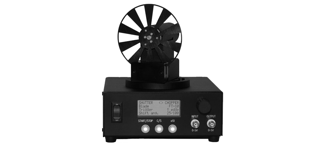 Low EM emission chopper/shutter The device can work in chopper or shutter mode - Thasar Store