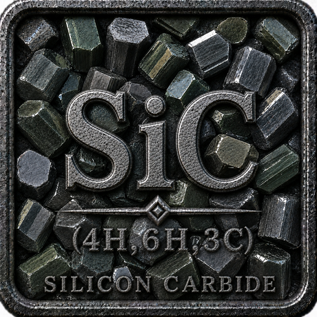 SiC (4H,6H,3C) Crystals