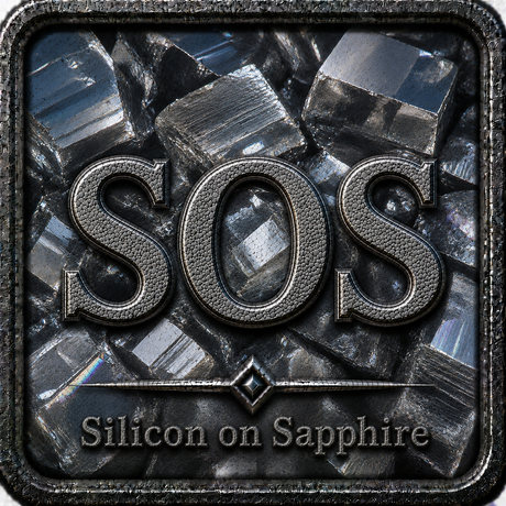 SOS (Silicon on Sapphire) Crystals