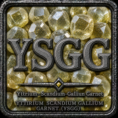 YSGG (Y3Sc2Ga3O12) Crystal Crystals