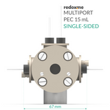 Multiport PEC 15 mL single-sided - Multiport Photo-electrochemical Cell