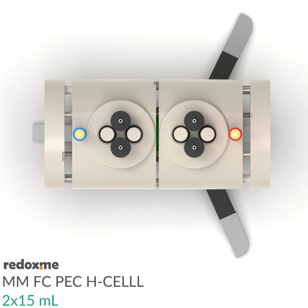 FC PEC H-Cell 2x15 mL- Front Contact Photo-Electrochemical H-Cell