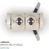 FC PEC H-Cell 2x15 mL- Front Contact Photo-Electrochemical H-Cell