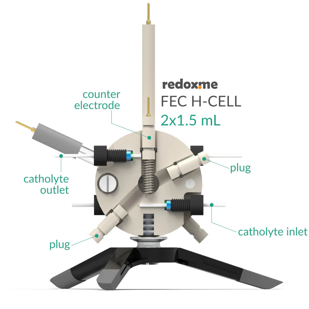 FEC H-Cell 2x1.5 mL- Flow Electrochemical H-Cell