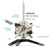 FEC H-Cell 2x1.5 mL- Flow Electrochemical H-Cell