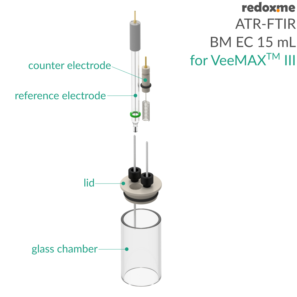 ATR-FTIR BM EC 15 mL for VeeMAXTM III - Attenuated Total Reflectance Electrochemical Cell