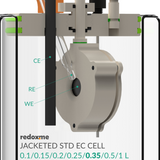 Jacketed Standard Electrochemical Cell