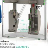Standard Electrochemical Dual Holder Cell