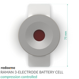 Raman Three-Electrode Battery Cell – compression controlled
