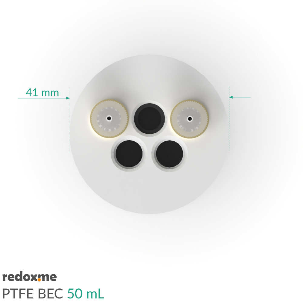 PTFE BEC 50 mL - PTFE Basic Electrochemical Cell