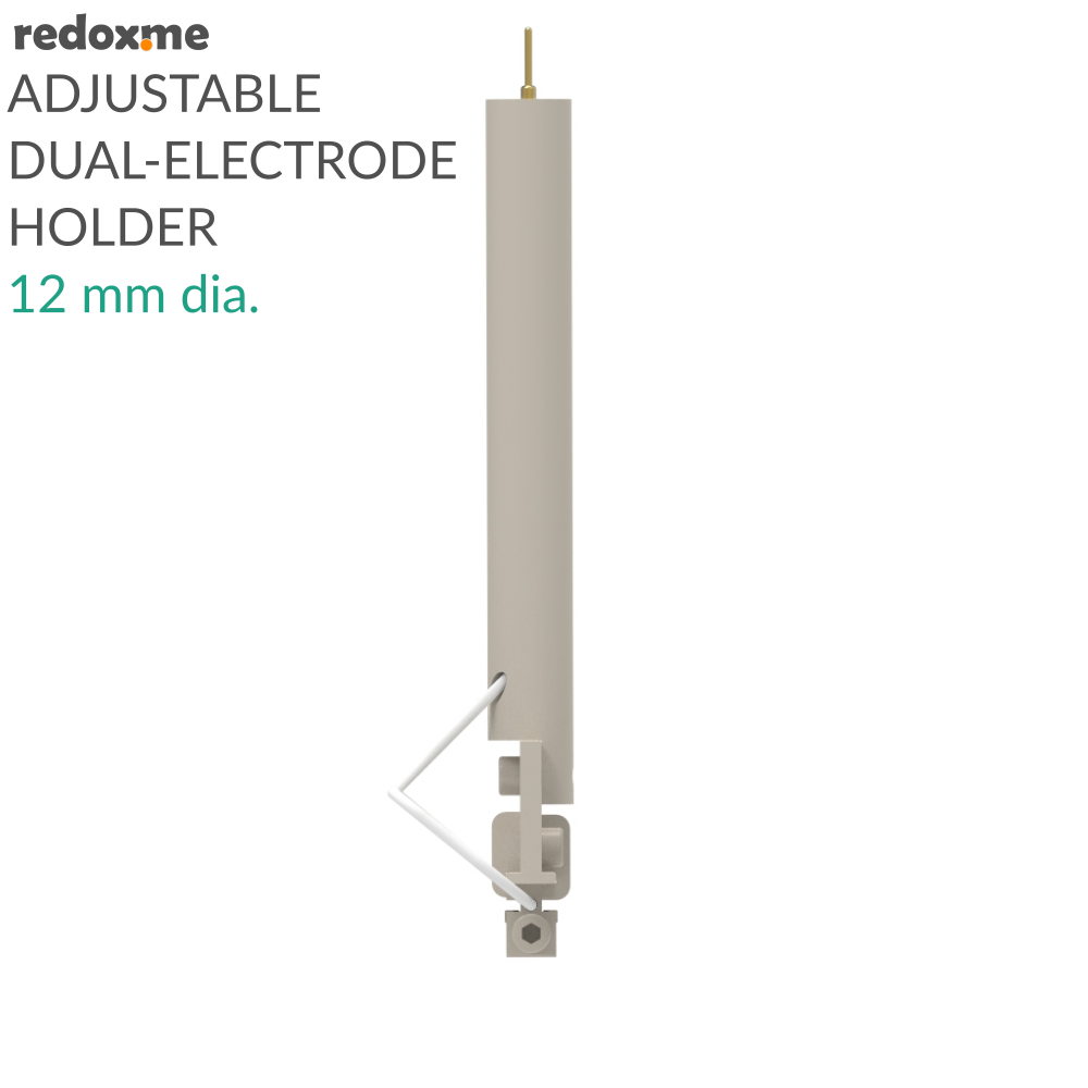 Adjustable Dual-Electrode Holder, 12 mm dia.