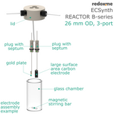 Electrosynthesis Reactor B-series, 26 mm OD, 3-port