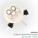 Electrosynthesis Reactor A-series, 30 mm OD, 5-port