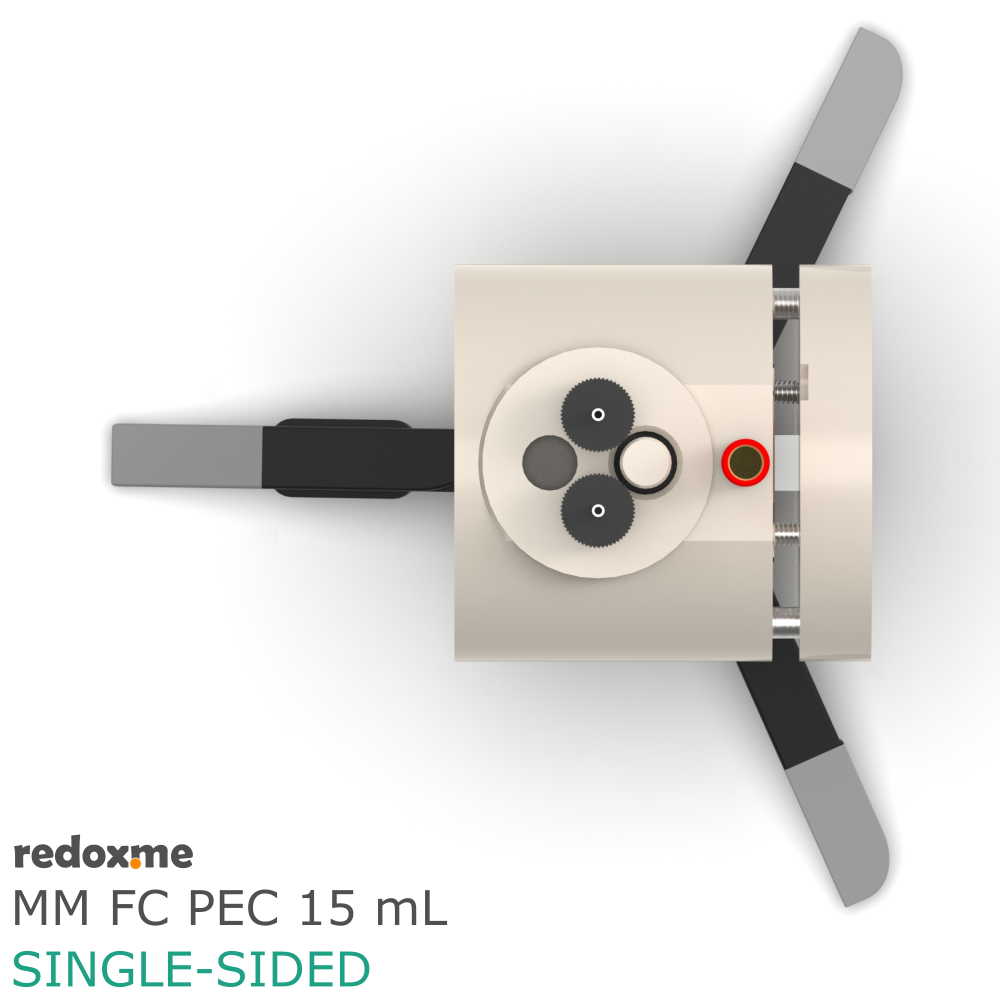MM FC PEC 15 mL single-sided - Magnetic Mount Front Contact Photo-electrochemical Cell
