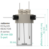 Electrosynthesis Reactor A-series, 30 mm OD, 5-port