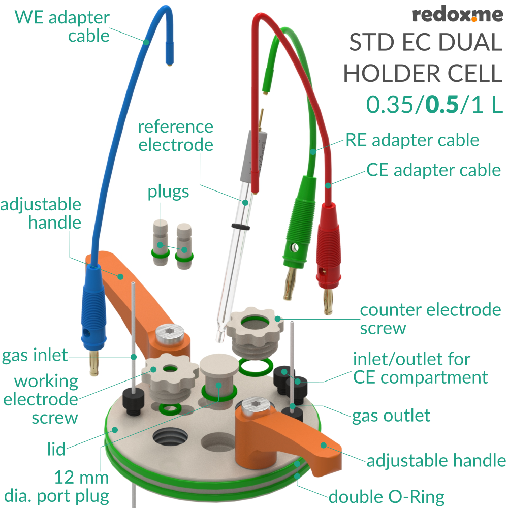 Standard Electrochemical Dual Holder Cell
