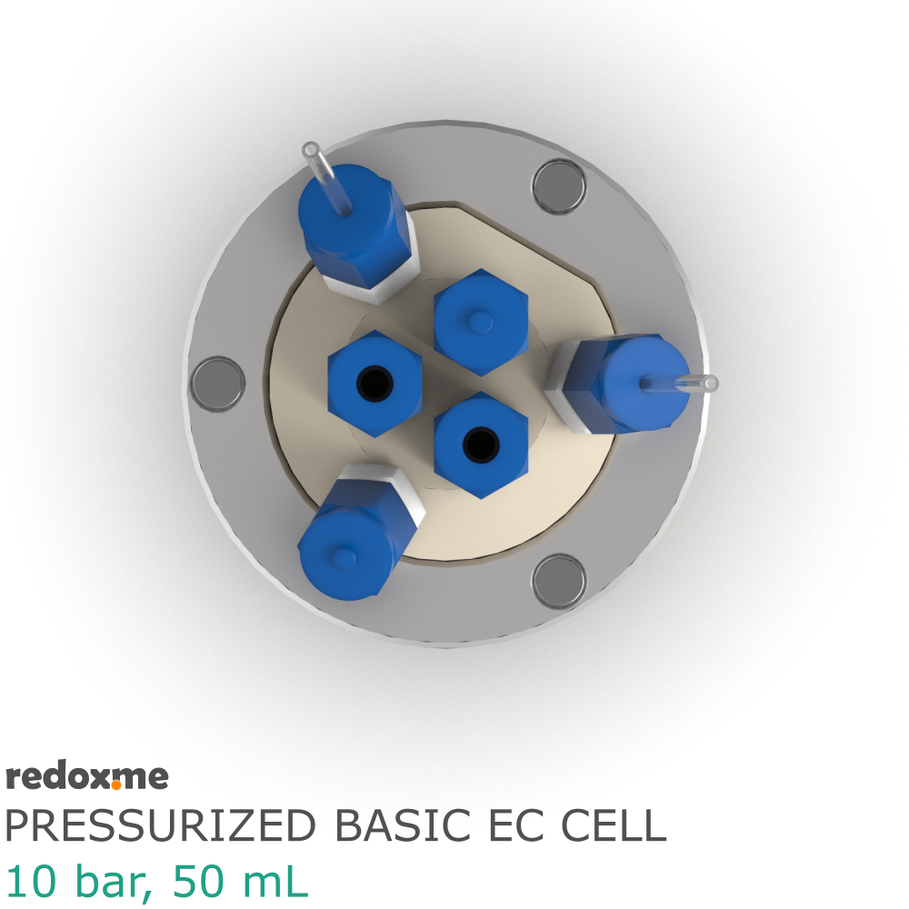 Pressurized Basic Electrochemical Cell - 10 bar, 50 mL