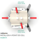Metal-ion 4-point EIS, model A – Metal-ion 4-point Electrochemical Impedance Spectroscopy Cell, model A