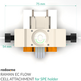 Raman EC Flow Cell Attachment for SPE holder