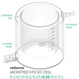 Jacketed Standard Electrochemical Cell