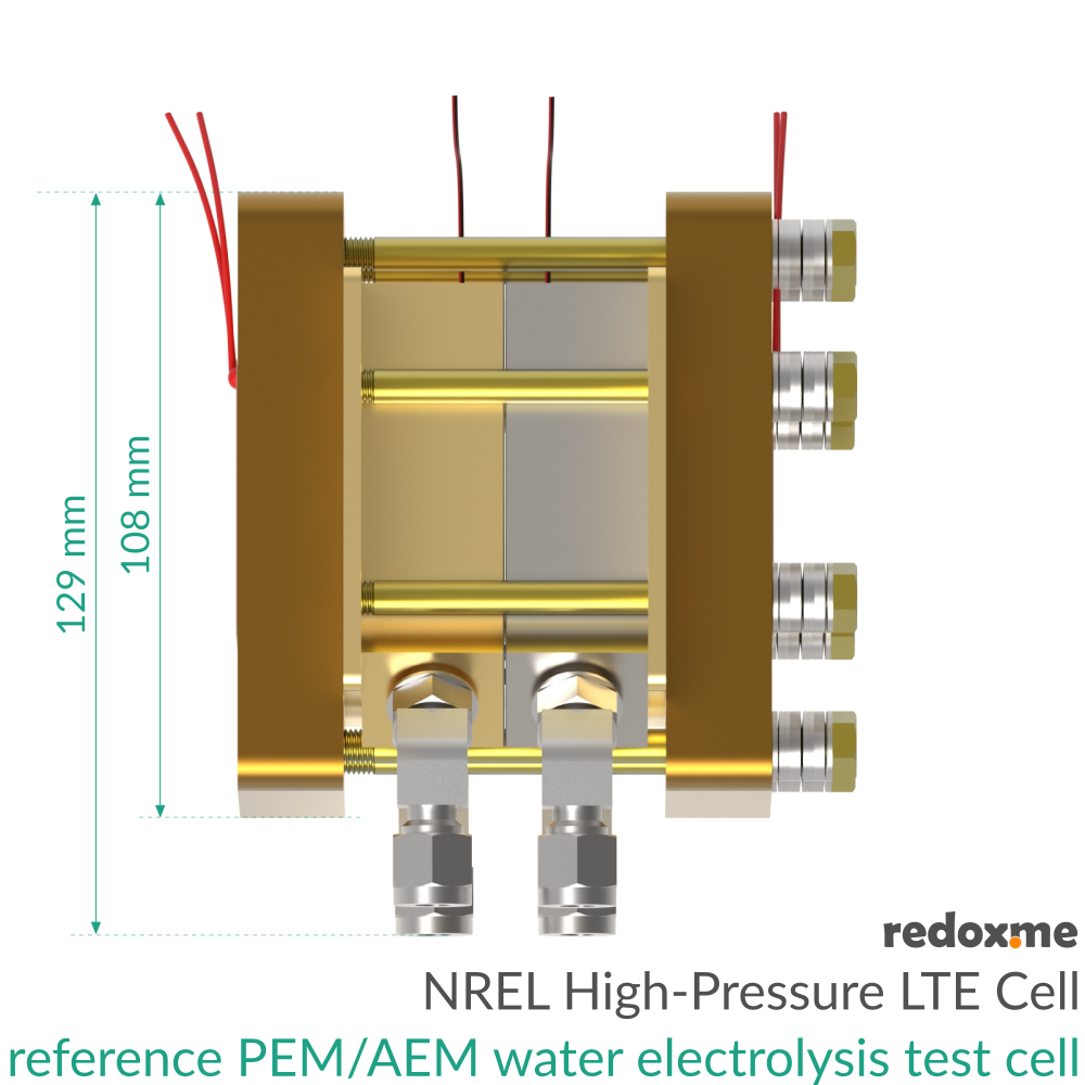 NREL High-Pressure LTE Cell - NREL High-Pressure Low-Temperature Electrolysis Cell