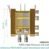 NREL High-Pressure LTE Cell - NREL High-Pressure Low-Temperature Electrolysis Cell
