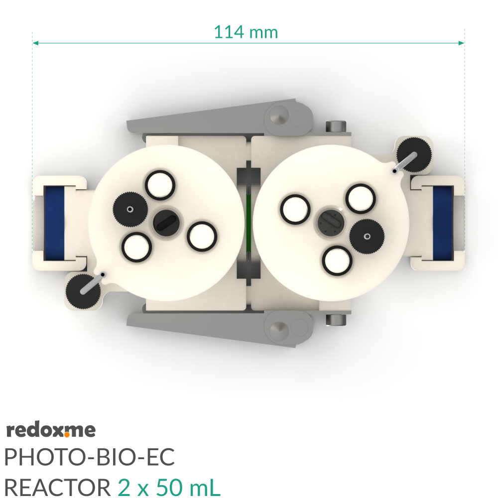 Photo-Bio-EC Reactor - Photo-bioelectrochemical reactor 2 x 50 mL