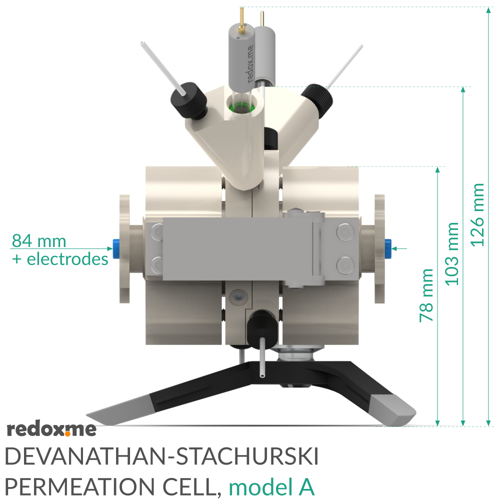 Devanathan-Stachurski Permeation Cell, model A