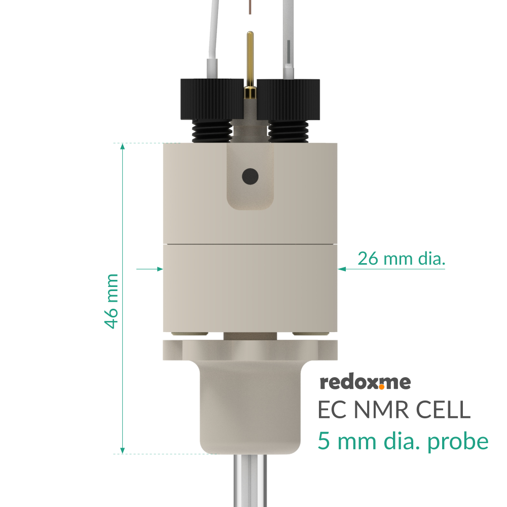 Electrochemical Nuclear Magnetic Resonance cell – EC NMR 5 mm dia. probe