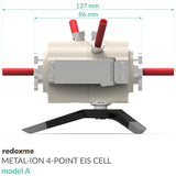 Metal-ion 4-point EIS, model A – Metal-ion 4-point Electrochemical Impedance Spectroscopy Cell, model A