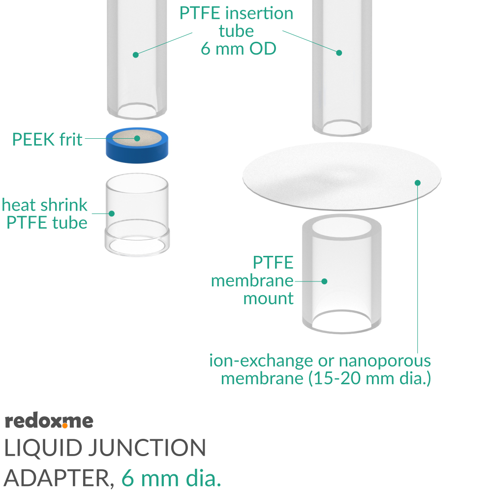 Liquid Junction Adapter, 6 mm dia.