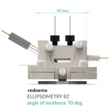 Ellipsometry EC - Ellipsometry Electrochemical Cell, angle of incidence 70 deg