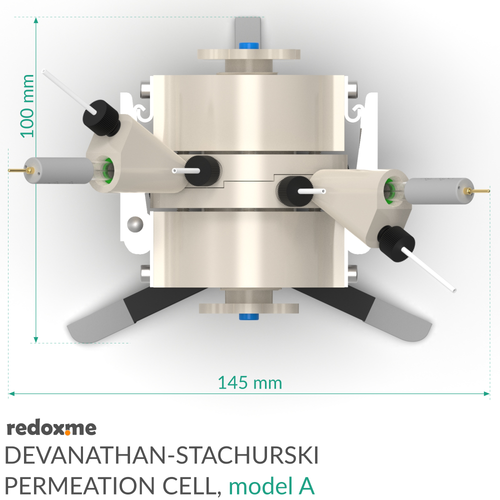 Devanathan-Stachurski Permeation Cell, model A