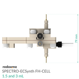 SPECTRO-ECSynth FH-CELL 1.5 and 3 mL - Spectro-Electrosynthesis Flow H-Cell 1.5 and 3 mL