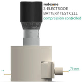 Three Electrode Battery Test Cell – compression controlled