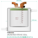 Jacketed Standard Electrochemical Cell