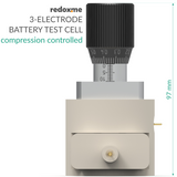 Three Electrode Battery Test Cell – compression controlled