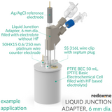 Liquid Junction Adapter, 6 mm dia.
