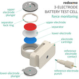 Three Electrode Battery Test Cell – force monitoring