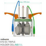 Standard Electrochemical Triple Holder Cell