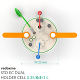 Standard Electrochemical Dual Holder Cell