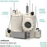 Photo-Bio-EC Reactor - Photo-bioelectrochemical reactor 2 x 50 mL