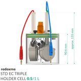 Standard Electrochemical Triple Holder Cell