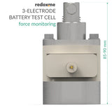 Three Electrode Battery Test Cell – force monitoring