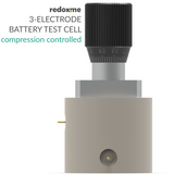 Three Electrode Battery Test Cell – compression controlled