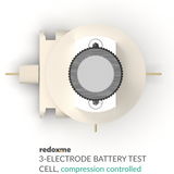 Three Electrode Battery Test Cell – compression controlled
